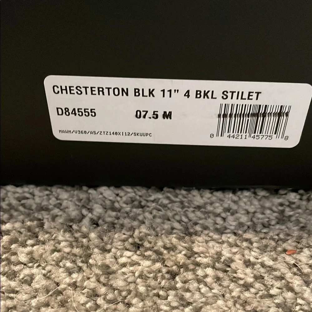 Harley-Davidson Black Combat Moto Boots with Buckle Straps-NWT - Picture 6 of 7